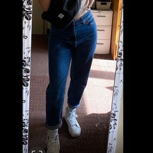 Dark Blue H&M Boyfriend Jeans